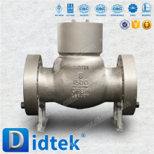Válvula de retenção ajustável de gás natural Didtek de alta qualidade